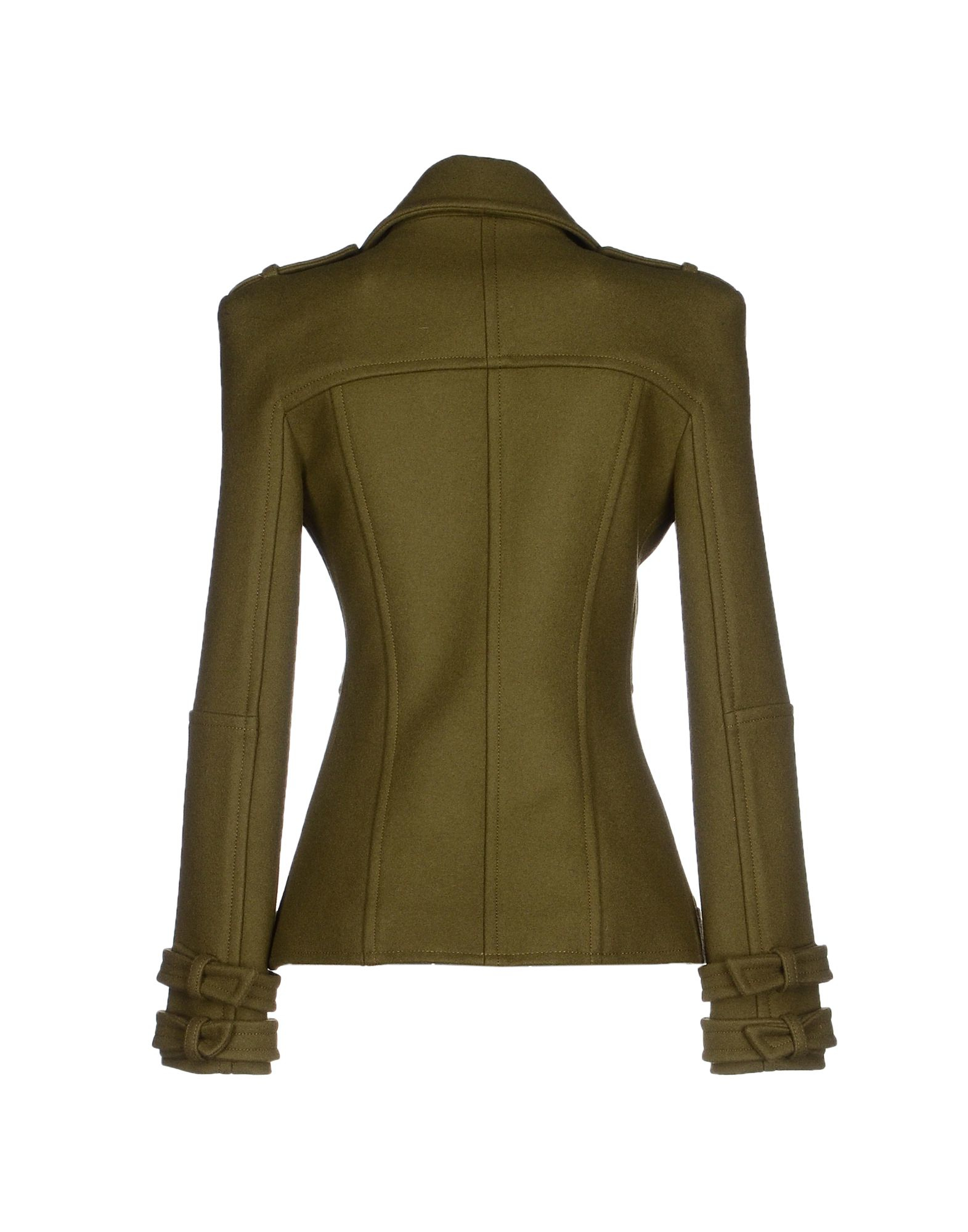 balmain blazer green