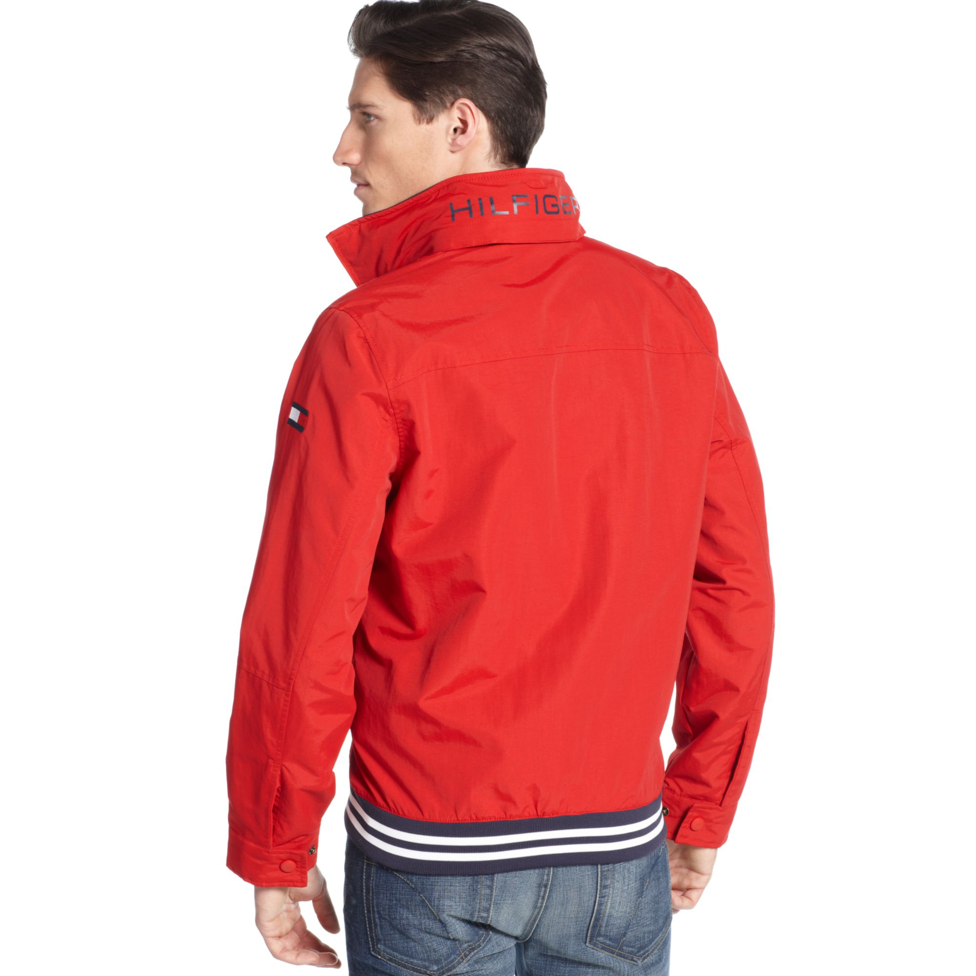 Tommy Hilfiger Regatta Jacket in Red for Men | Lyst