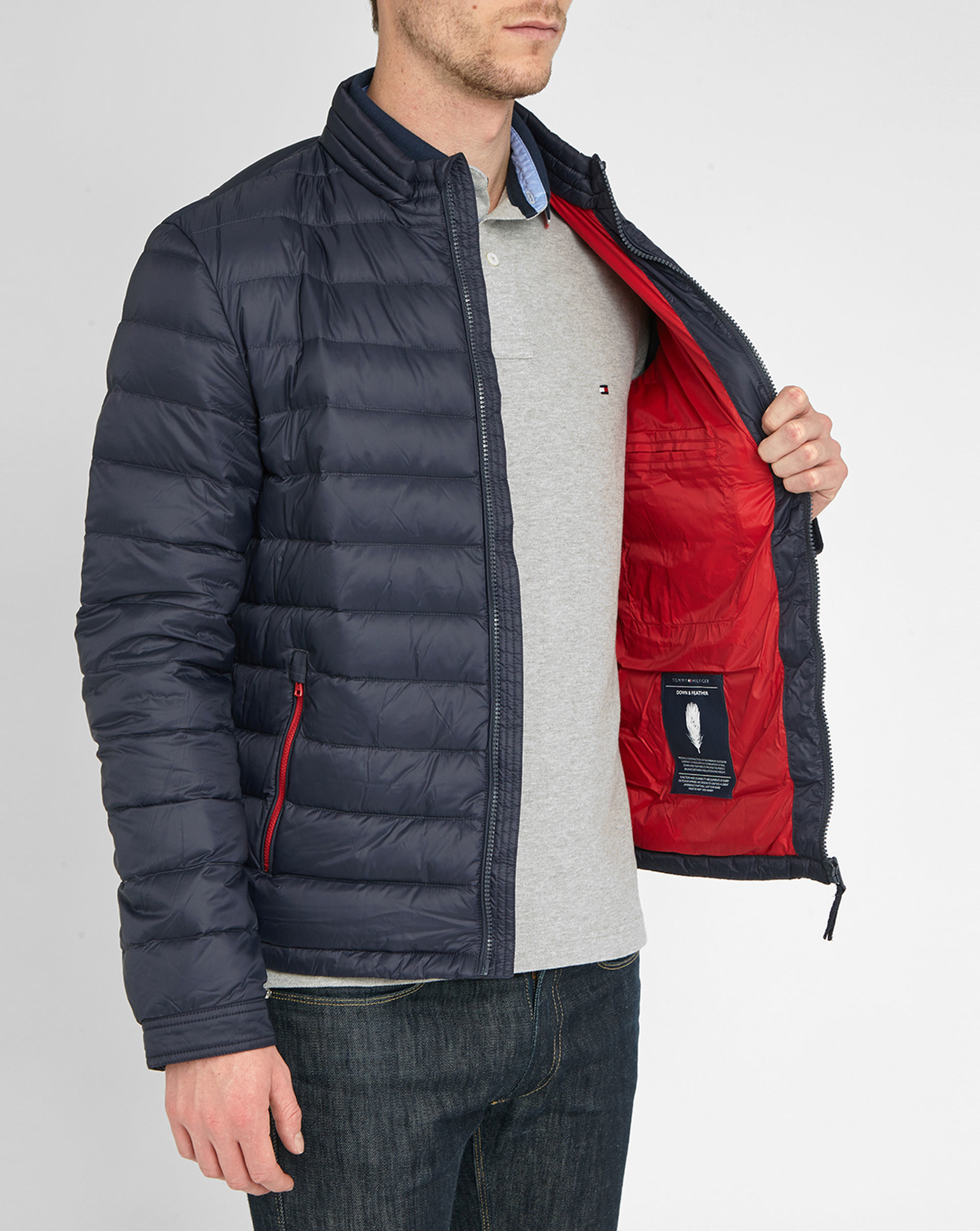 Tommy hilfiger Navy Light New Lw Down Jacket in Blue for Men Lyst