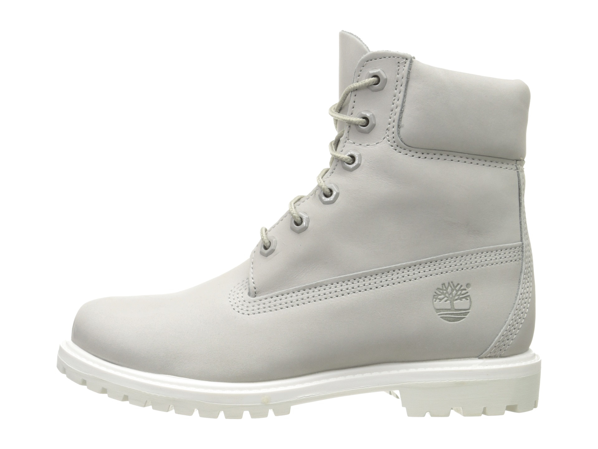 light gray timbs