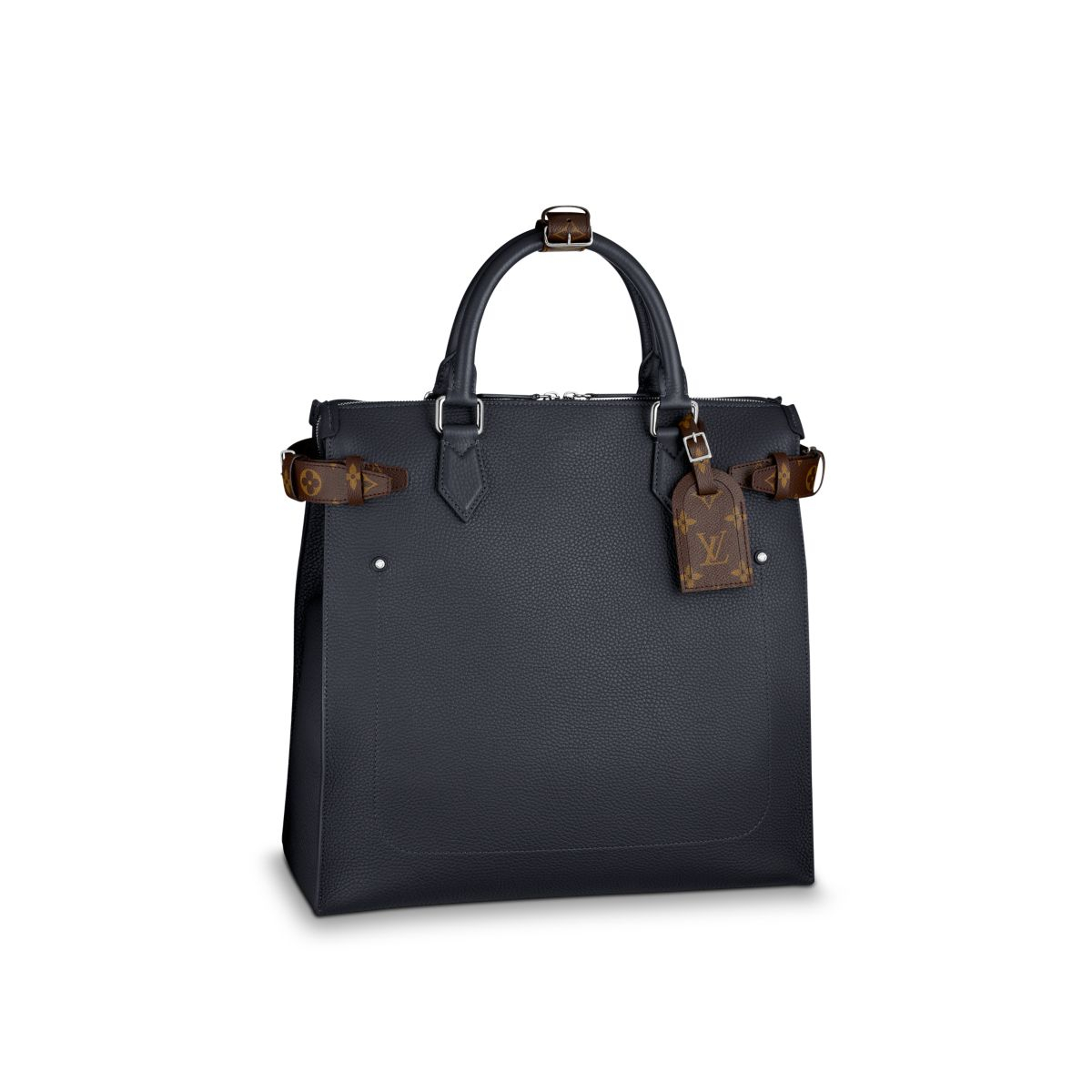 Louis vuitton Zipped North South Tote in Blue for Men (Navy blue) | Lyst