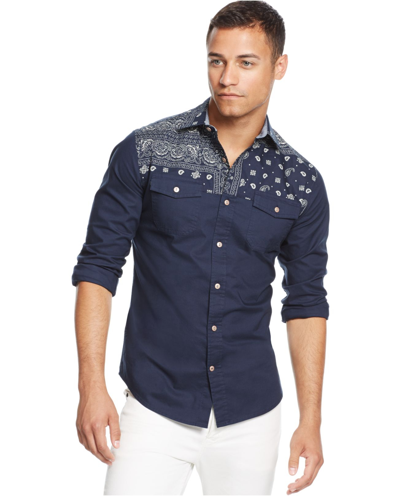 tommy hilfiger bandana shirt