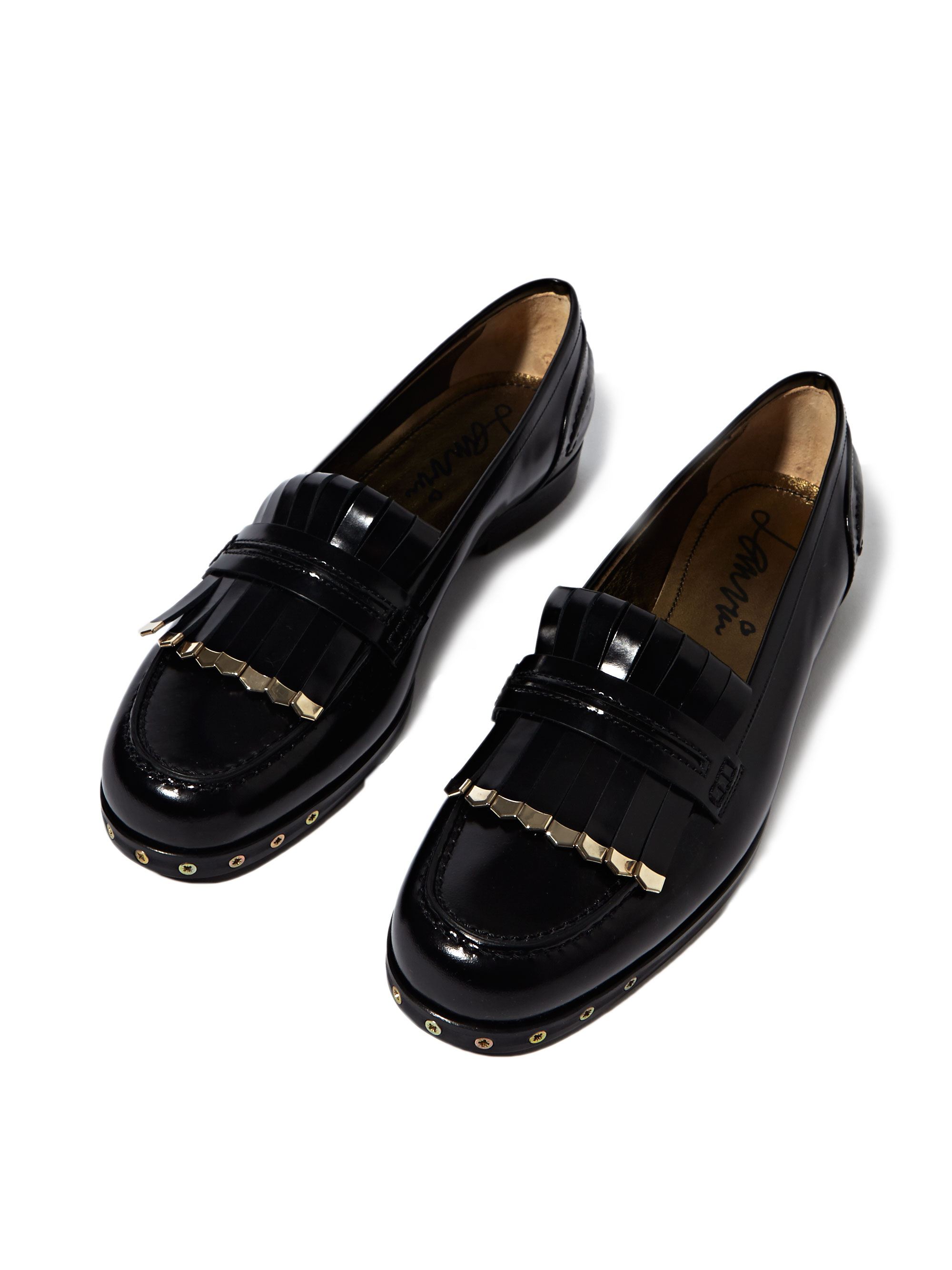Lanvin Womens Loafer Shoes in Black - Lyst