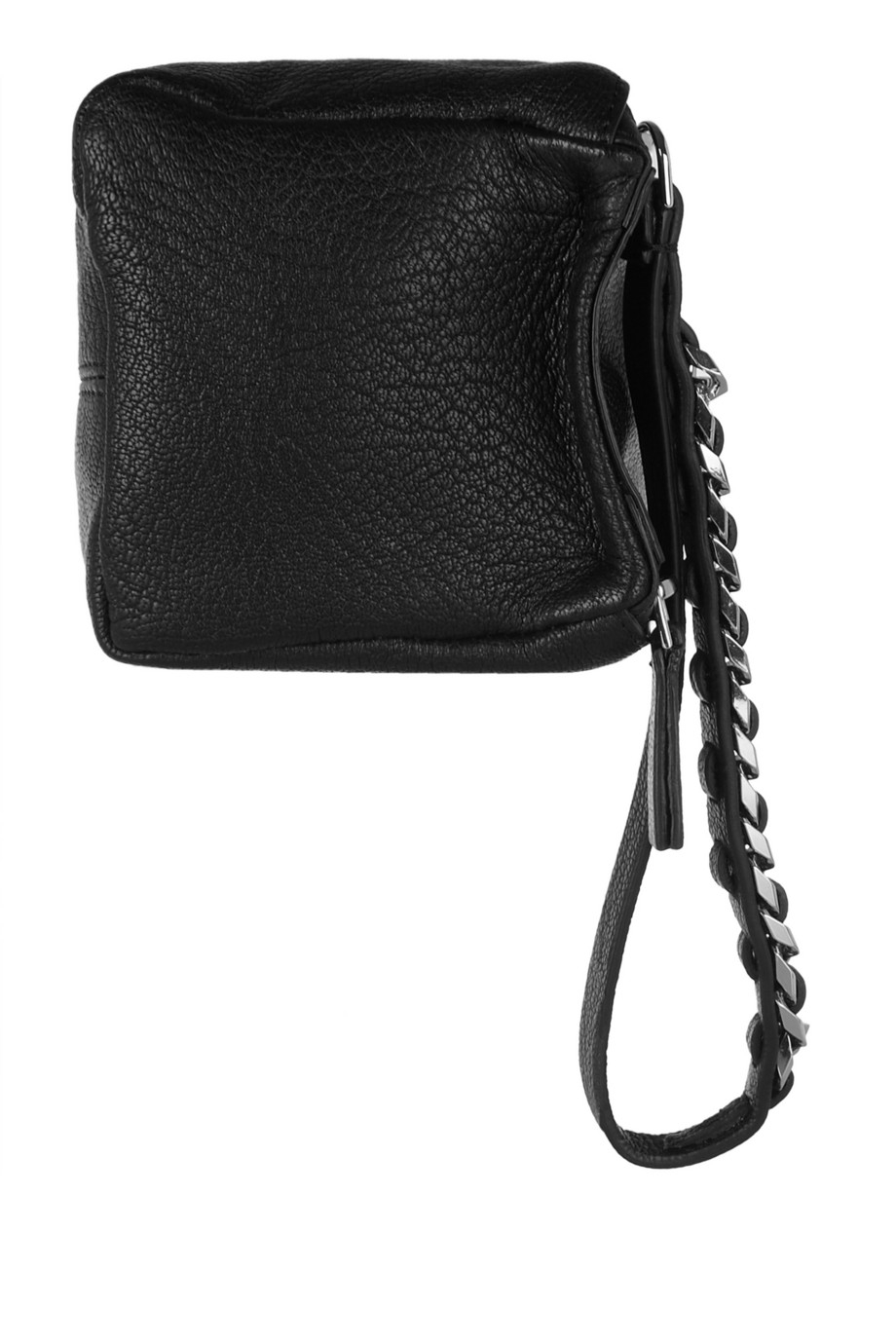 Givenchy Small Pandora Wristlet Bag In Black Textured-Leather - Lyst