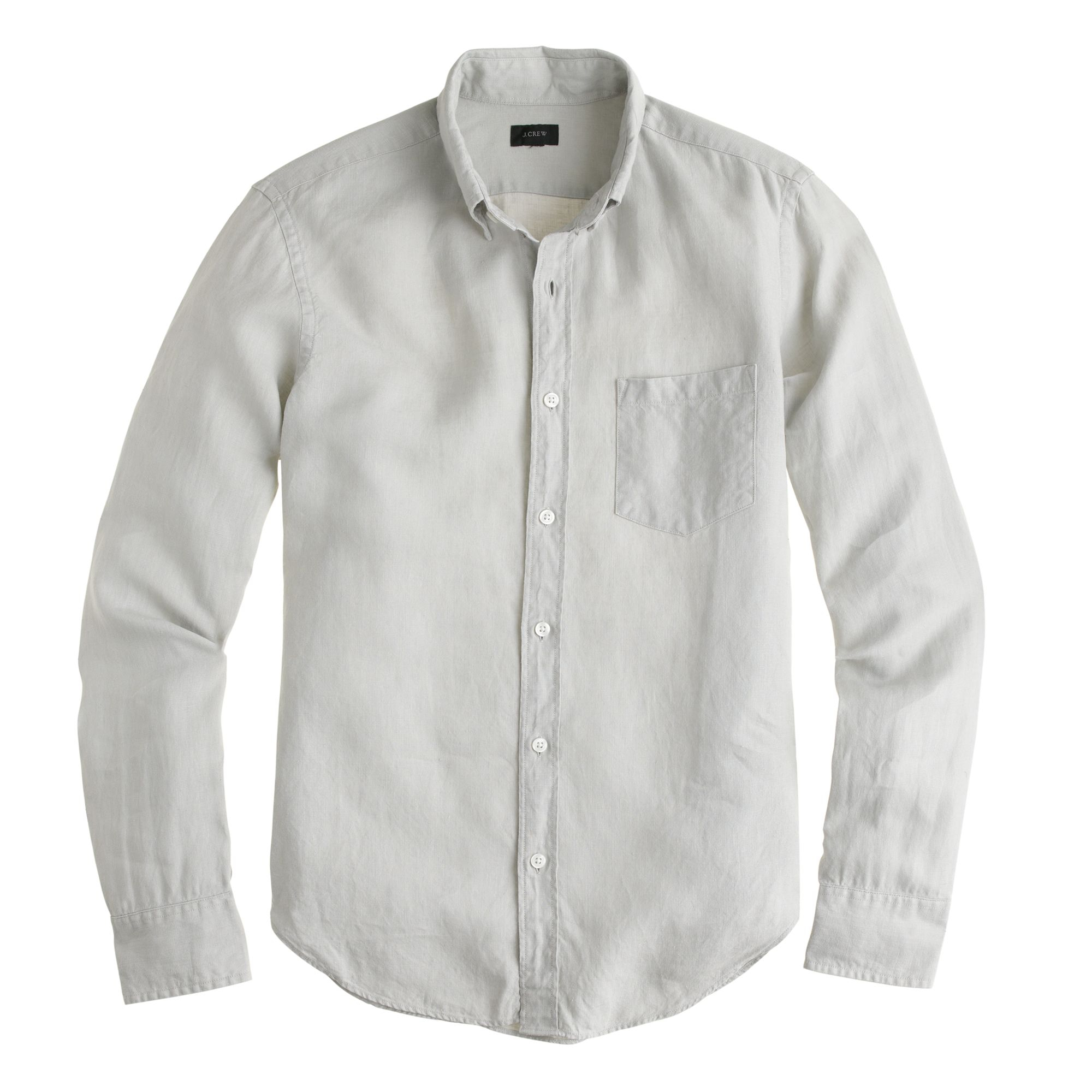J.Crew Slim Irish Linen Shirt in Solid in White for Men Lyst
