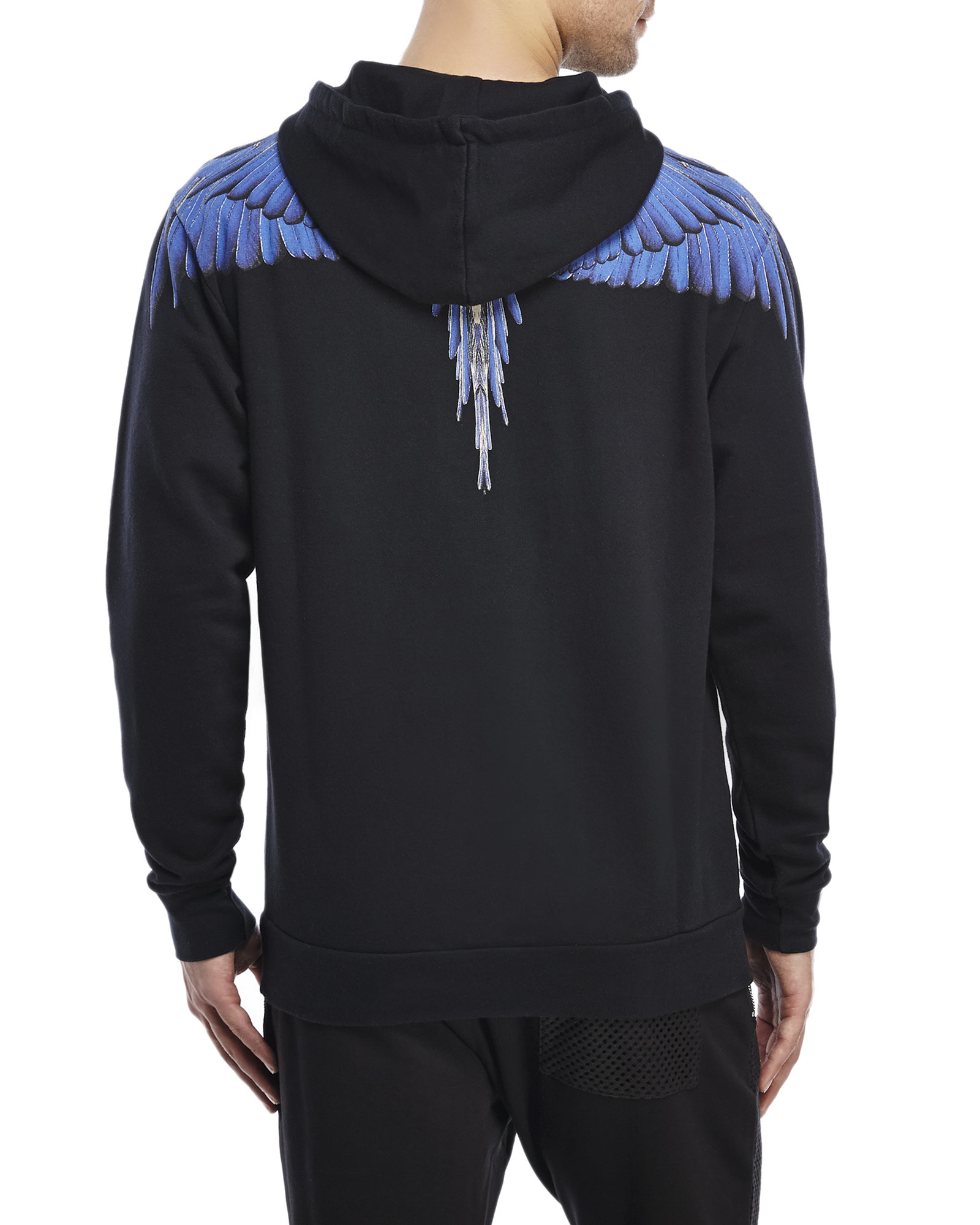 Lyst - Marcelo burlon Alas Hoodie Sweatshirt in Blue for Men