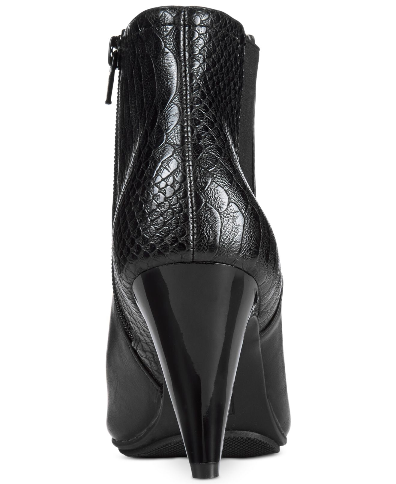 black dress and booties