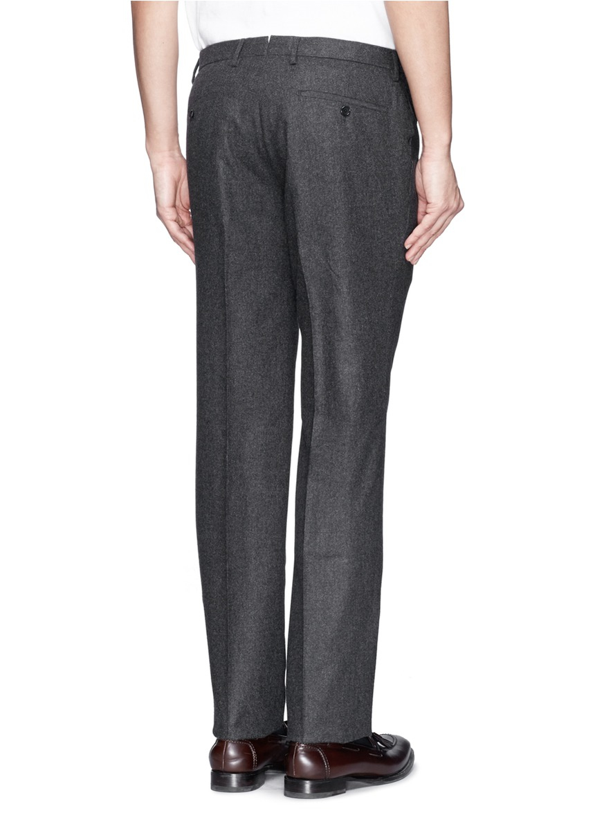 Tomorrowland Wool Felt Pants in Grey 