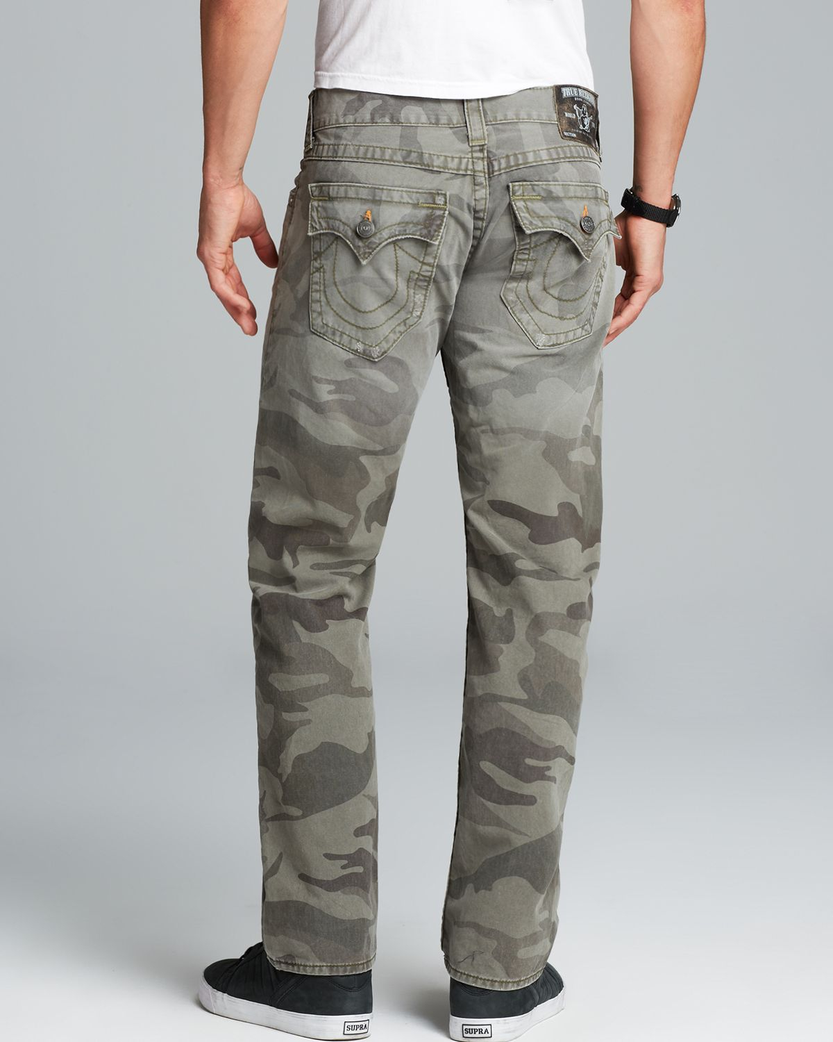 camo true religion jeans mens