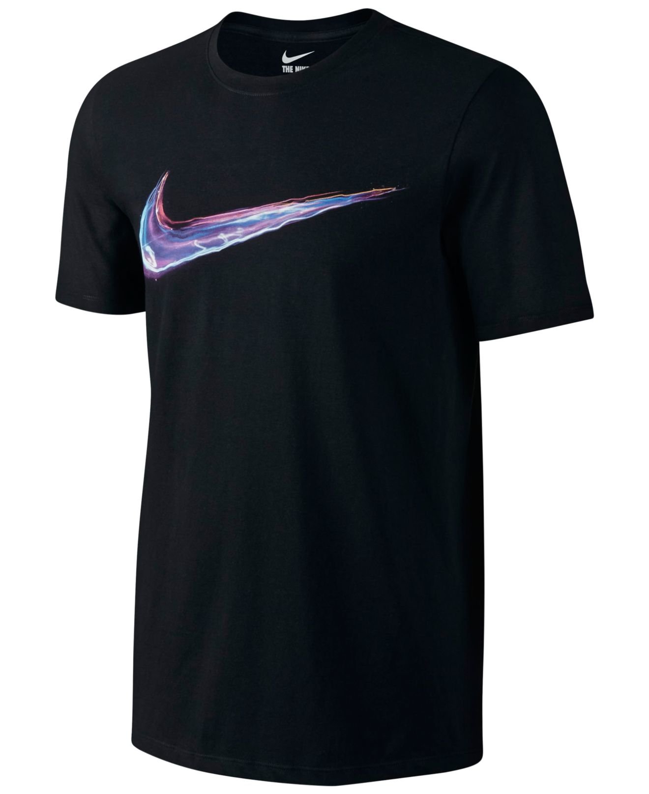 Nike Men's Swoosh Streak T-shirt in Black for Men | Lyst