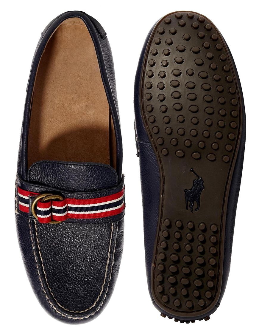 Polo Ralph Lauren Willem Driving Shoes in Blue for Men - Lyst