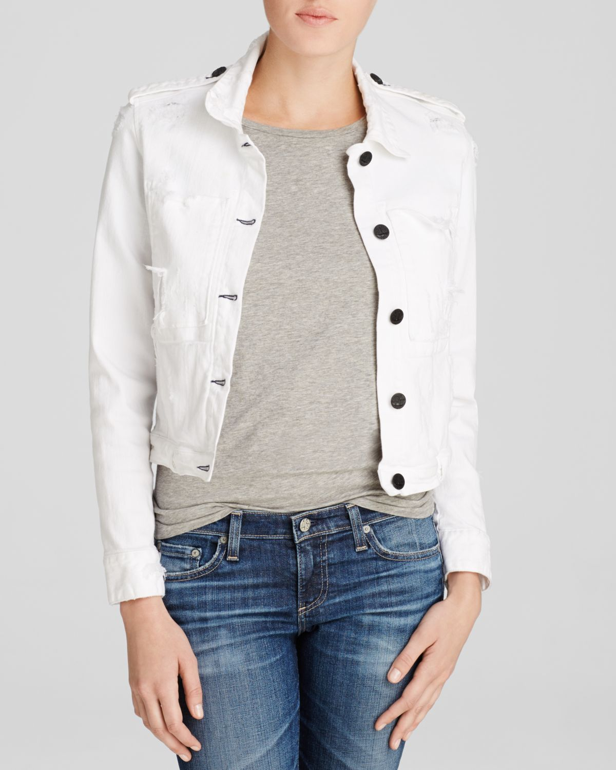 Lyst - Mcguire Jacket - Agnelli Denim in White