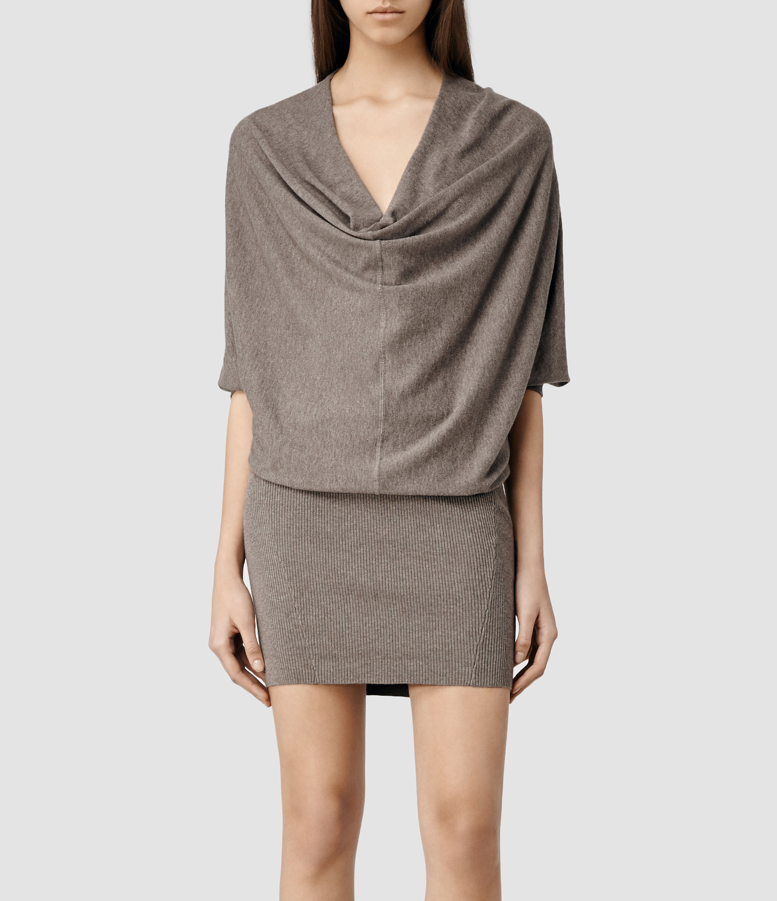 allsaints sweater dress