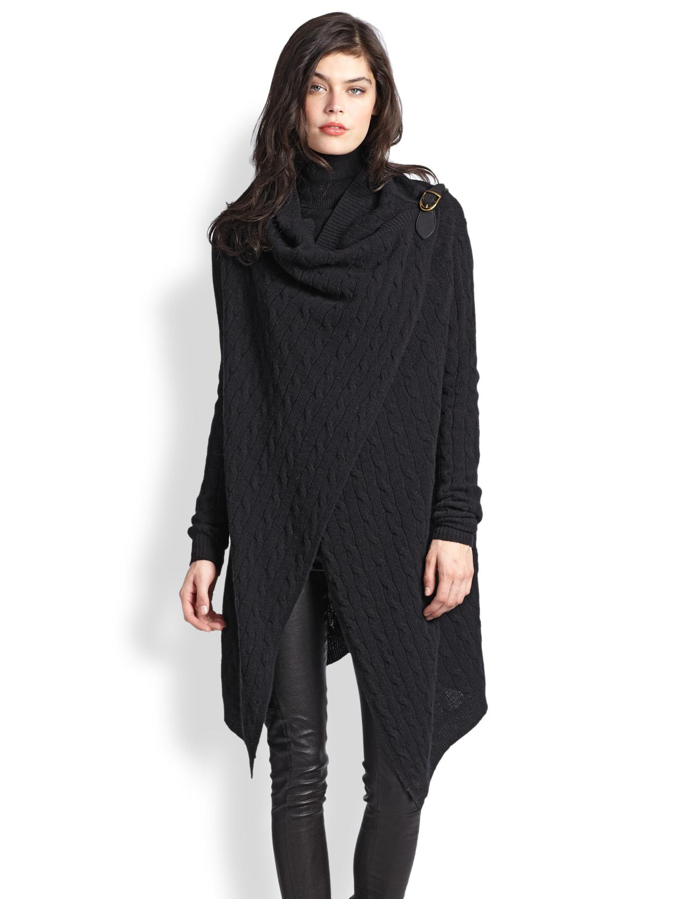 ralph lauren wrap sweater