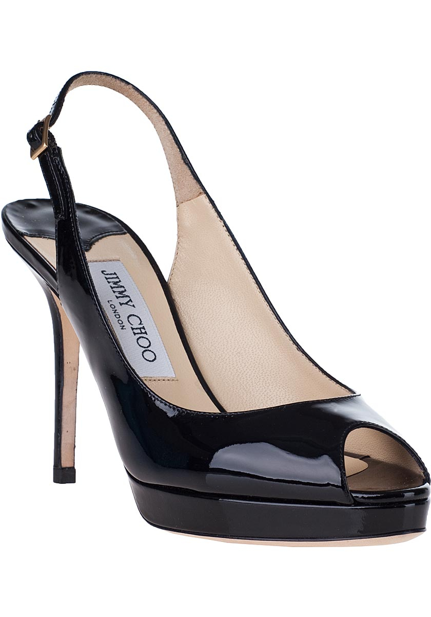 jimmy choo lang black patent