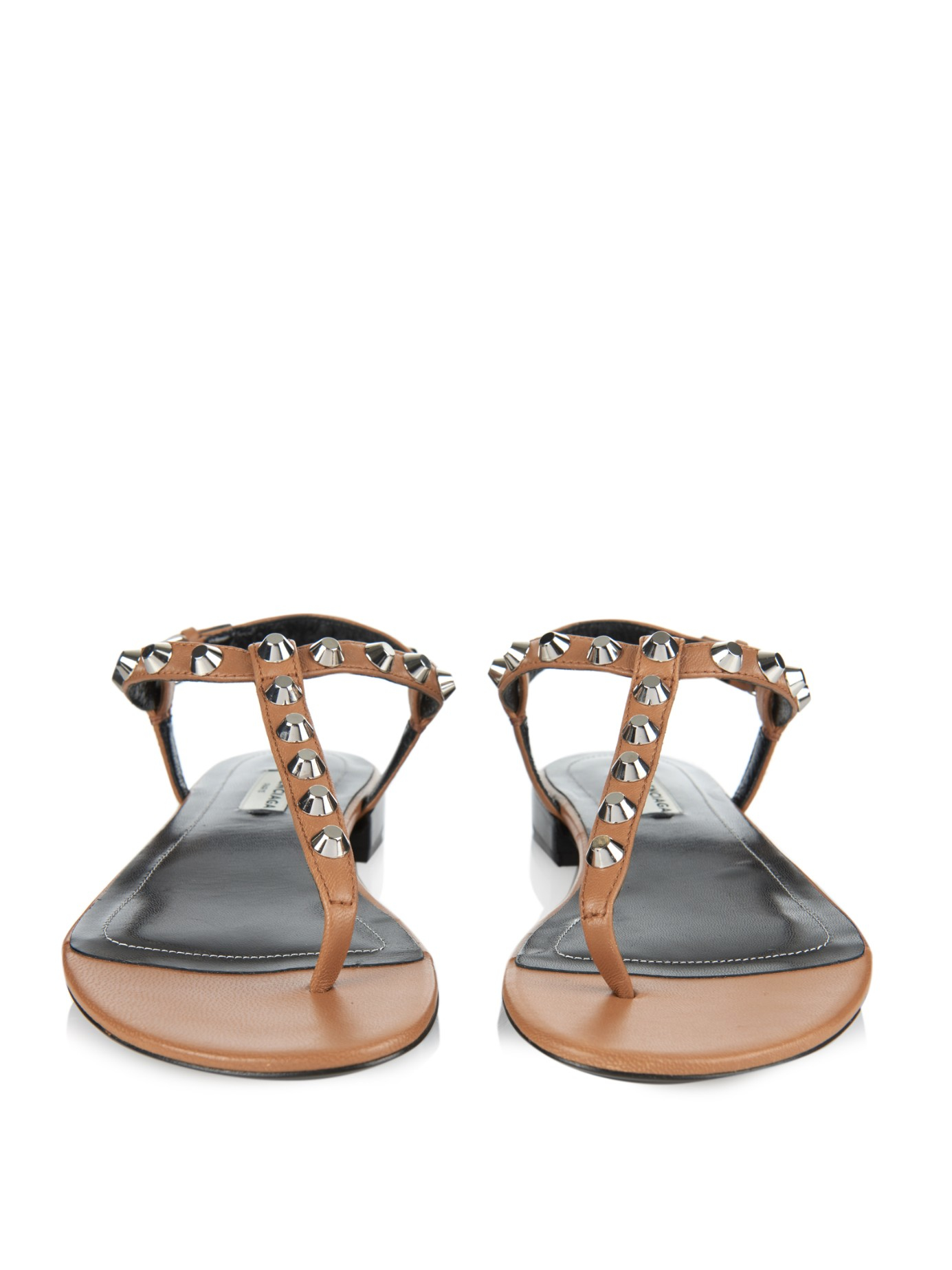 balenciaga studded sandals