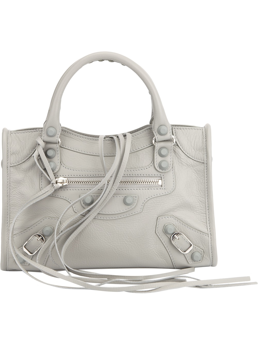 balenciaga mini city dark grey