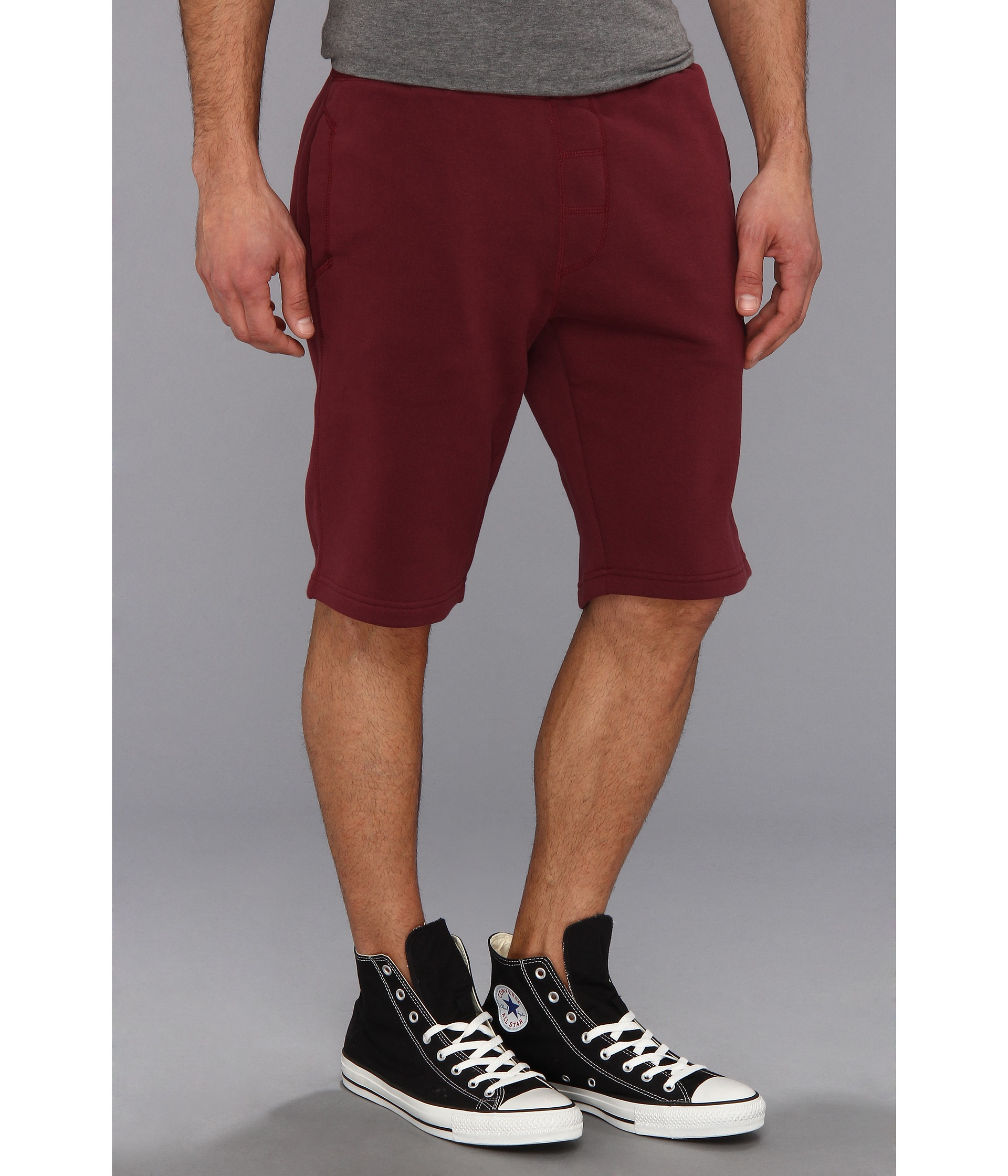 converse fleece shorts