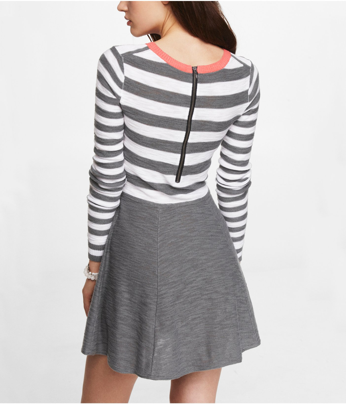 sweater skater dress