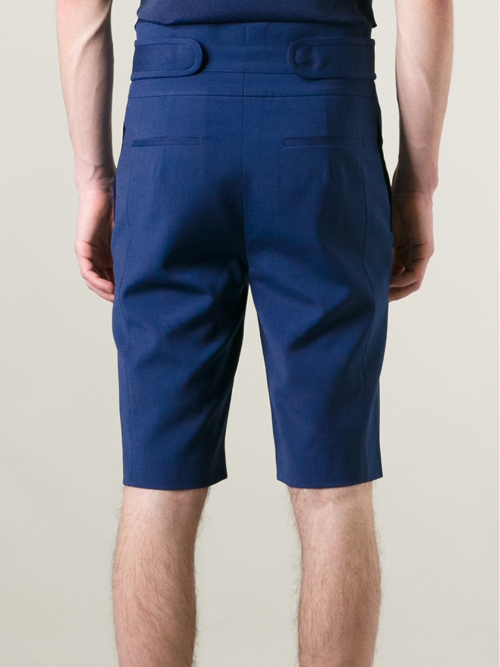 Juunj High Waist Shorts In Blue For Men Lyst 