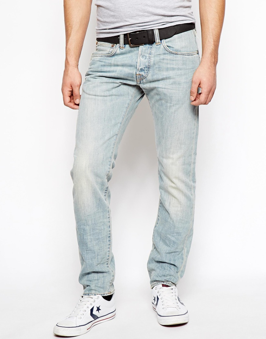 Edwin Jeans Ed-55 Relaxed Tapered Vintage Light Wash in Blue for Men | Lyst