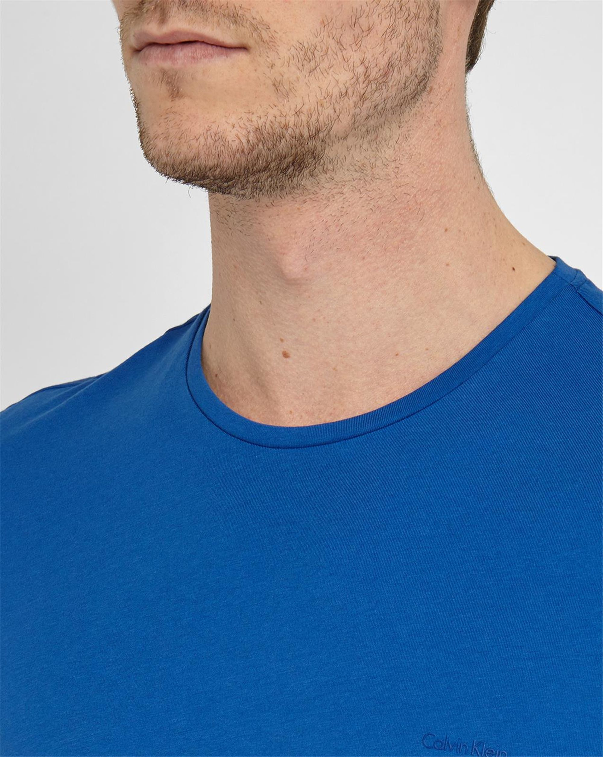 Calvin klein Cobalt Blue Logo Tshirt in Blue for Men Lyst