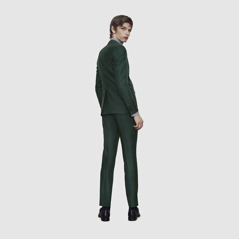 Paul Smith Tailored Fit Wool & Mohair Suit in Bottle Green | Smart Closet