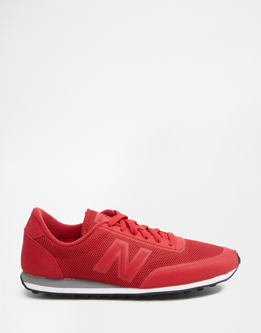new balance 410 red trainers