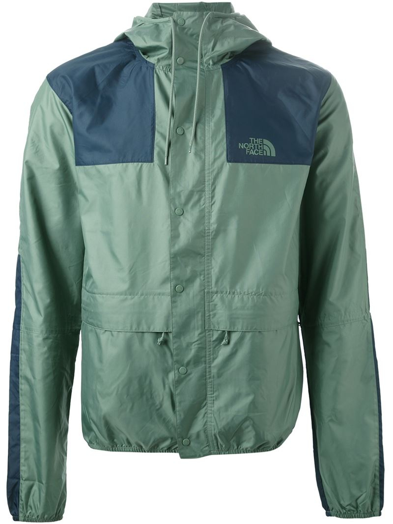The North Face Hooded Windbreaker Jacket in Green for Men Lyst