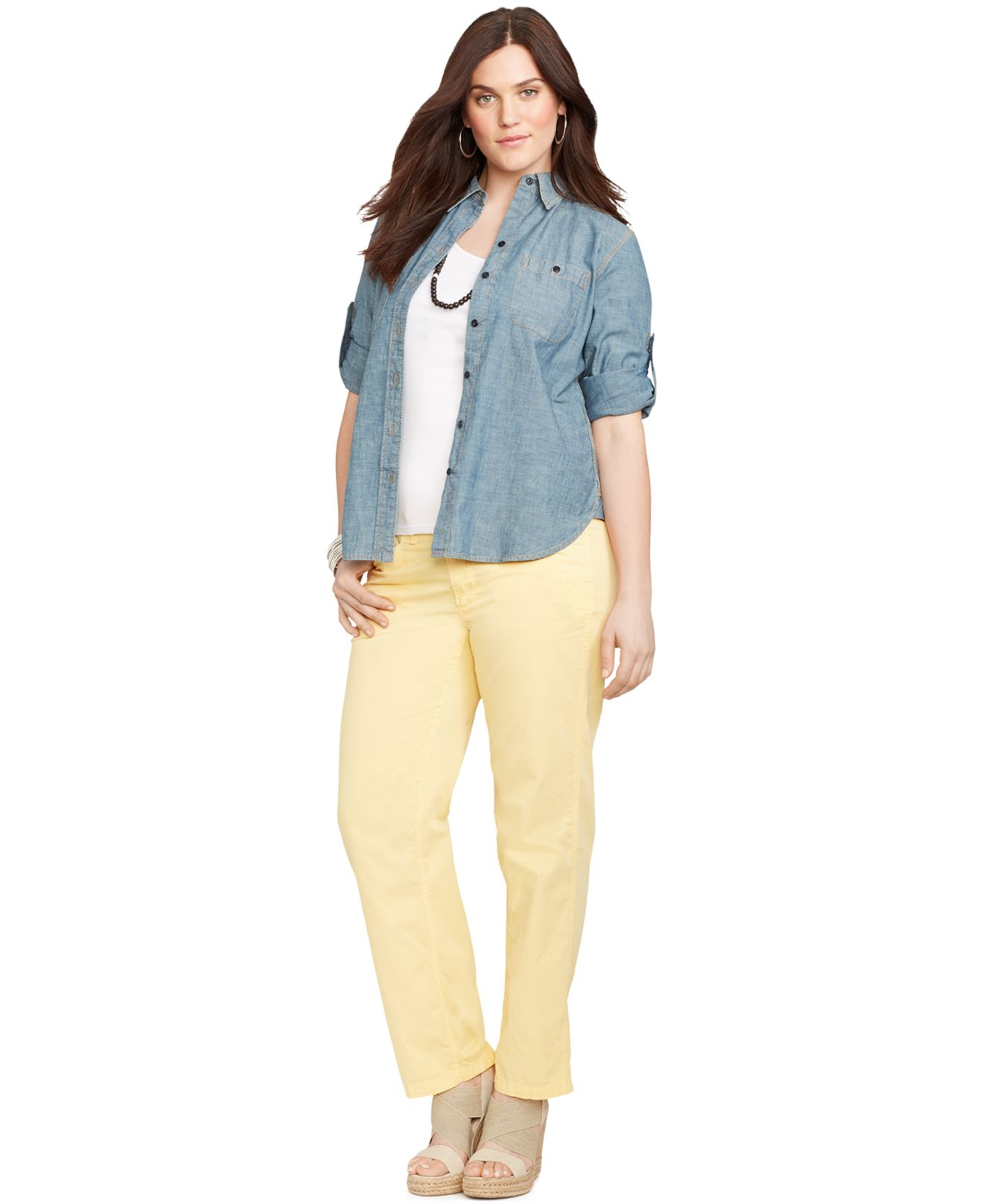 plus size chino pants