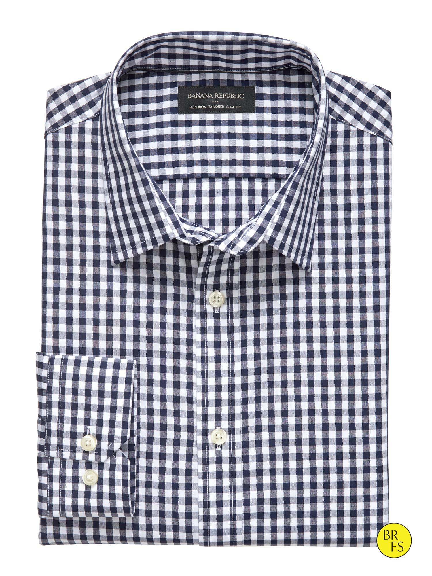 banana republic tailored slim fit shirt 