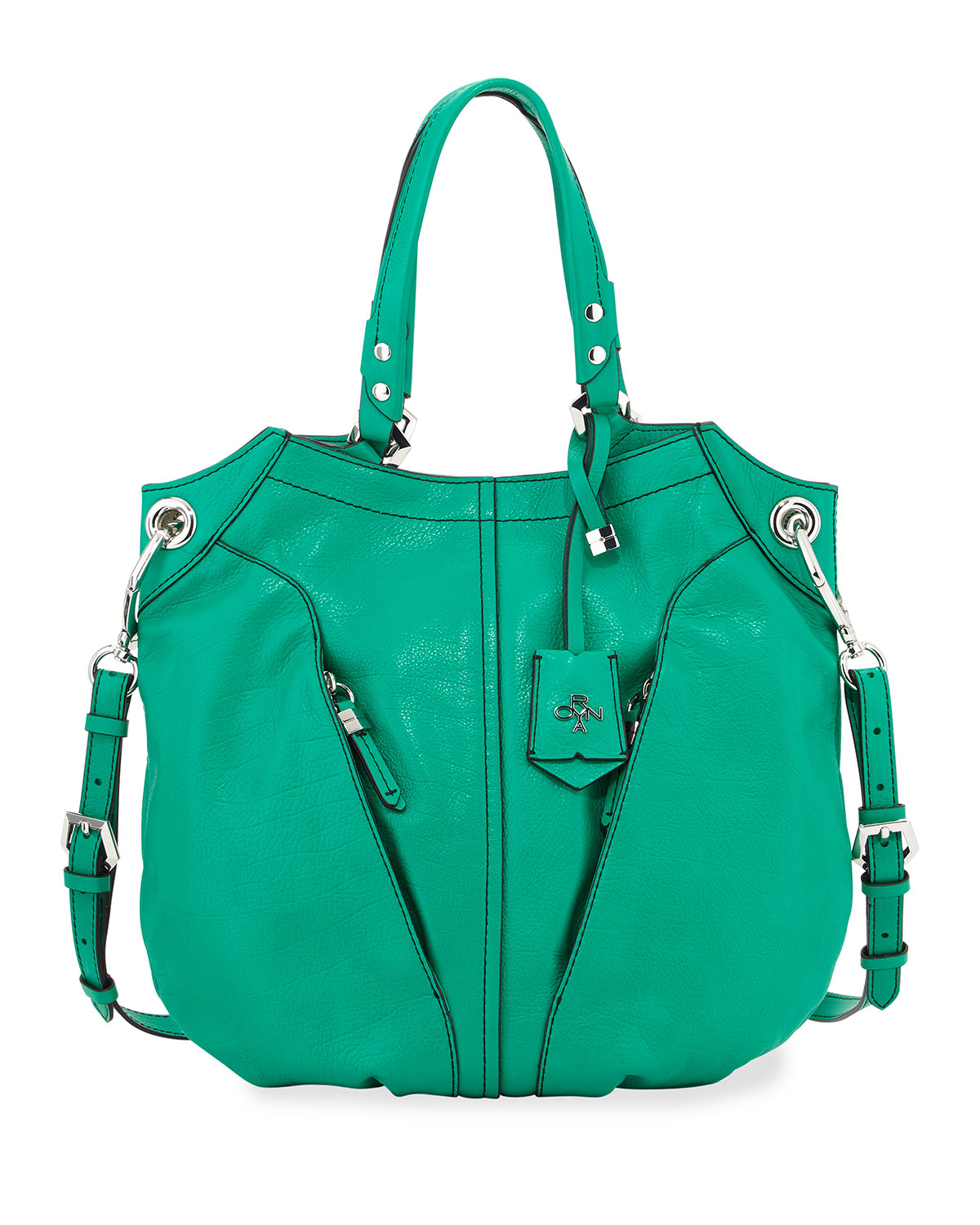 orYANY Victoria Leather Tote Bag in Green - Lyst