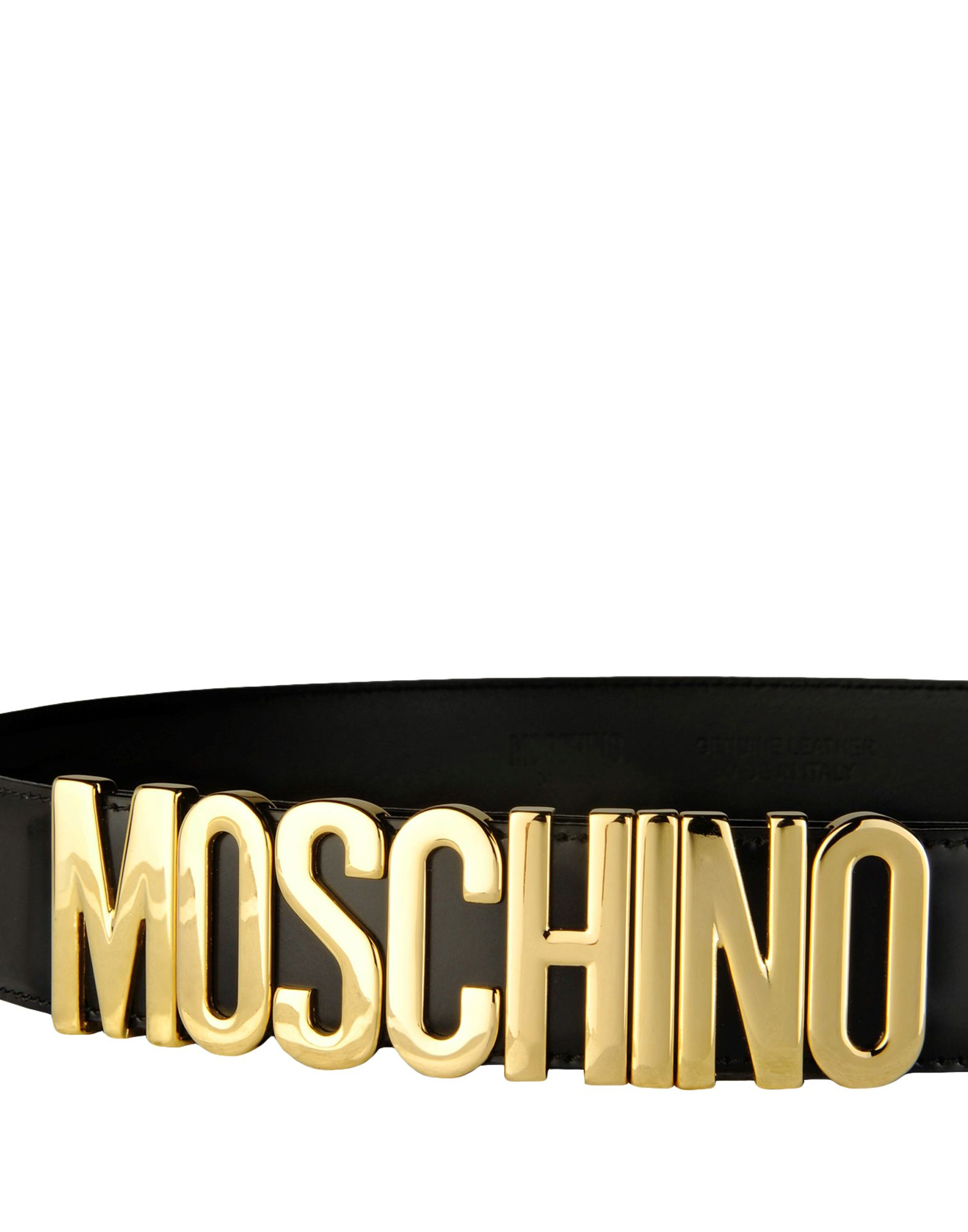 Lyst Moschino Leather Belt In Black For Men lyst-moschino-leather-belt-in-black-for-men