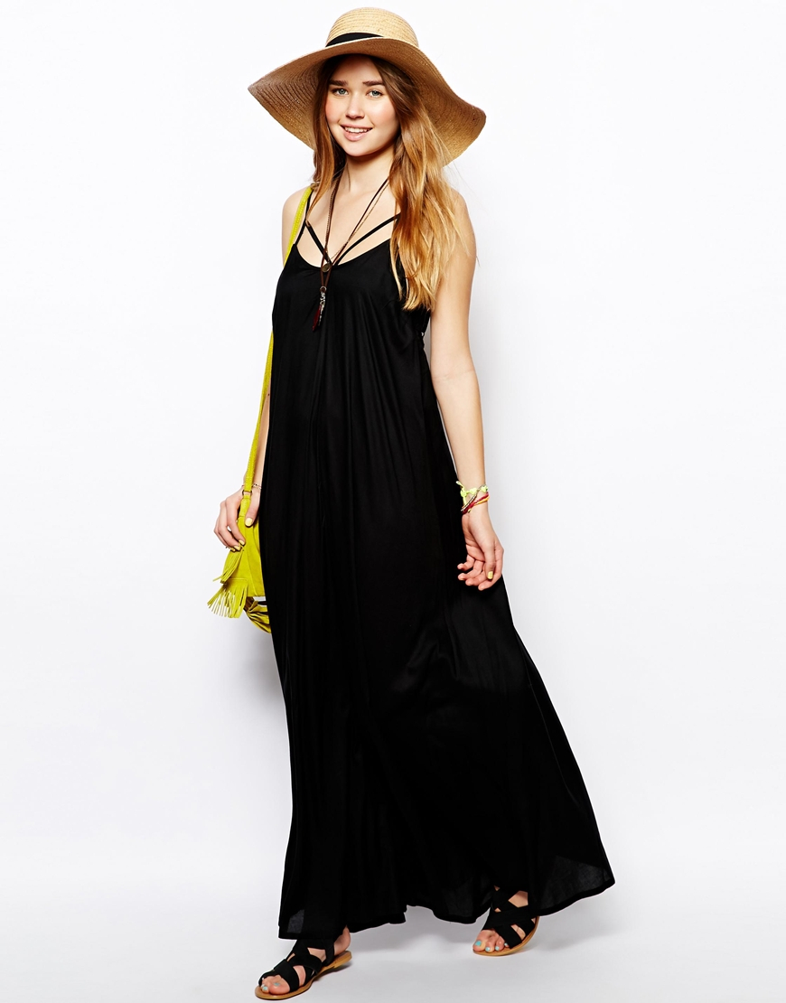 trapeze dress maxi
