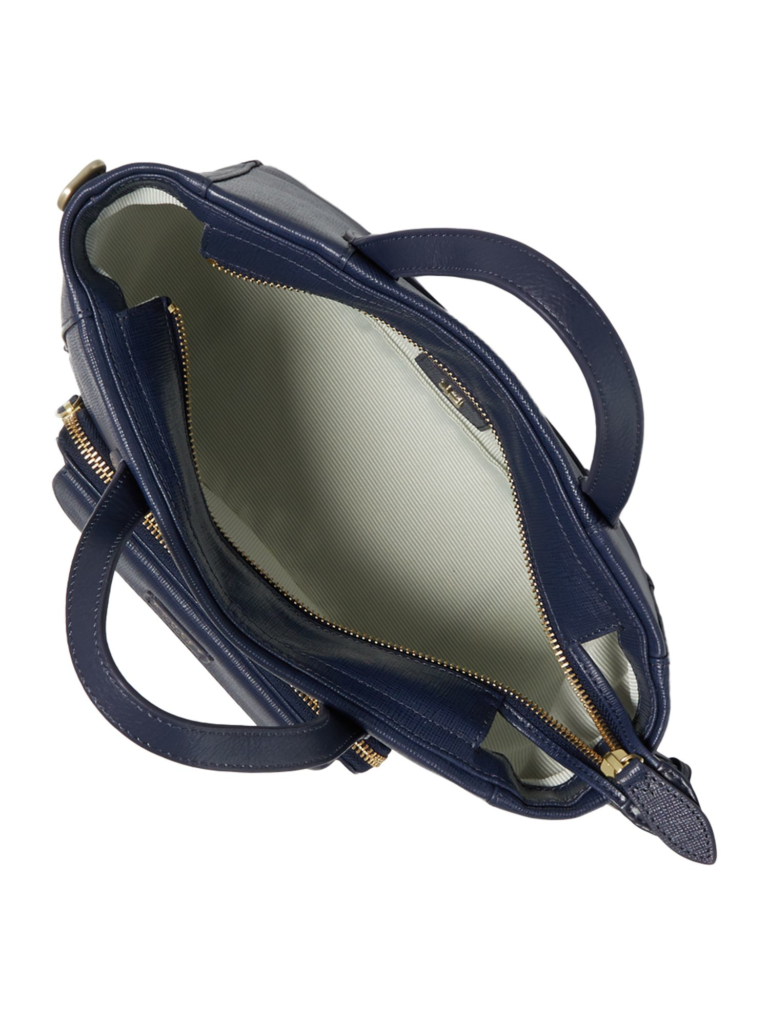 Radley Columbia Road Medium Navy Cross Body Tote Bag in Black Lyst