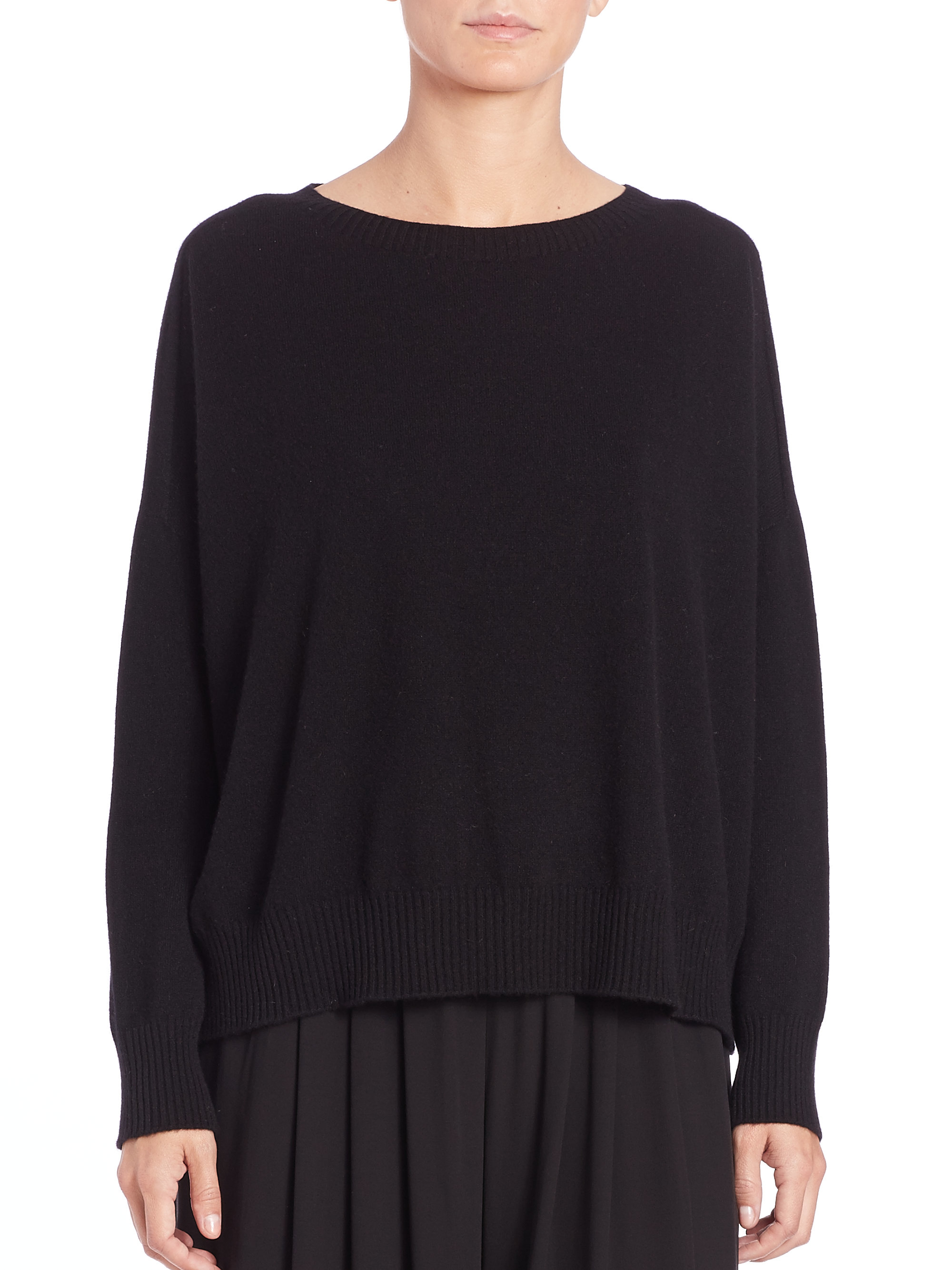 Eileen Fisher Icon Cashmere Boxy Top in 