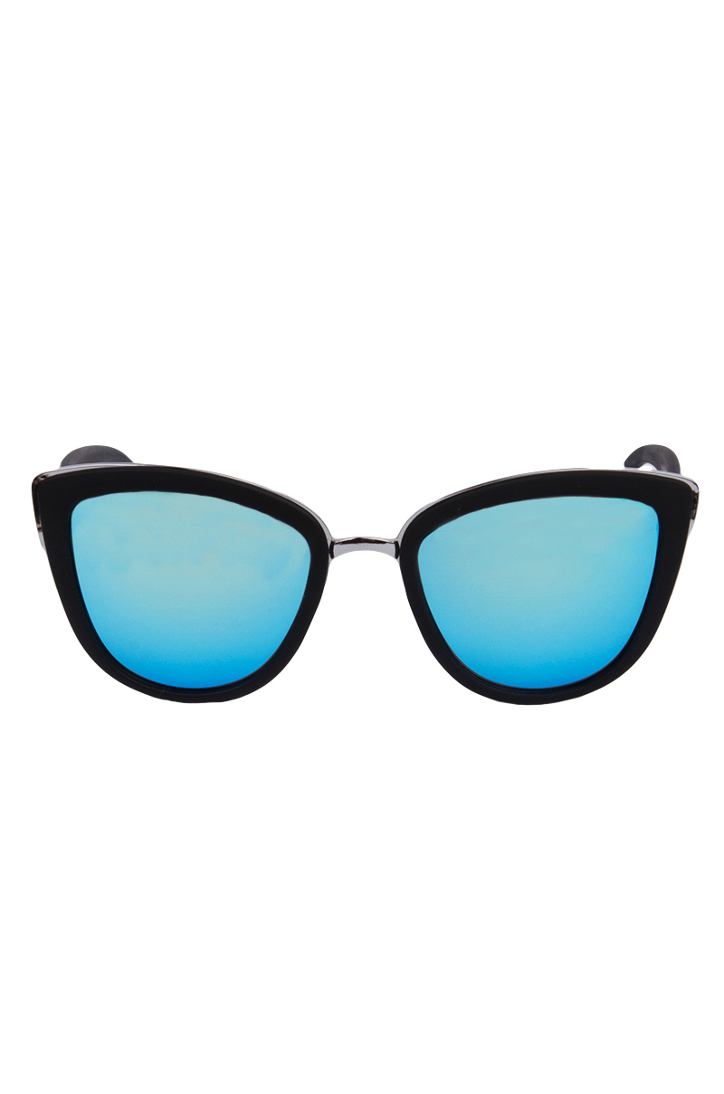 Quay Quay My Girl Cat-eye Black Blue Sunglasses - Lyst