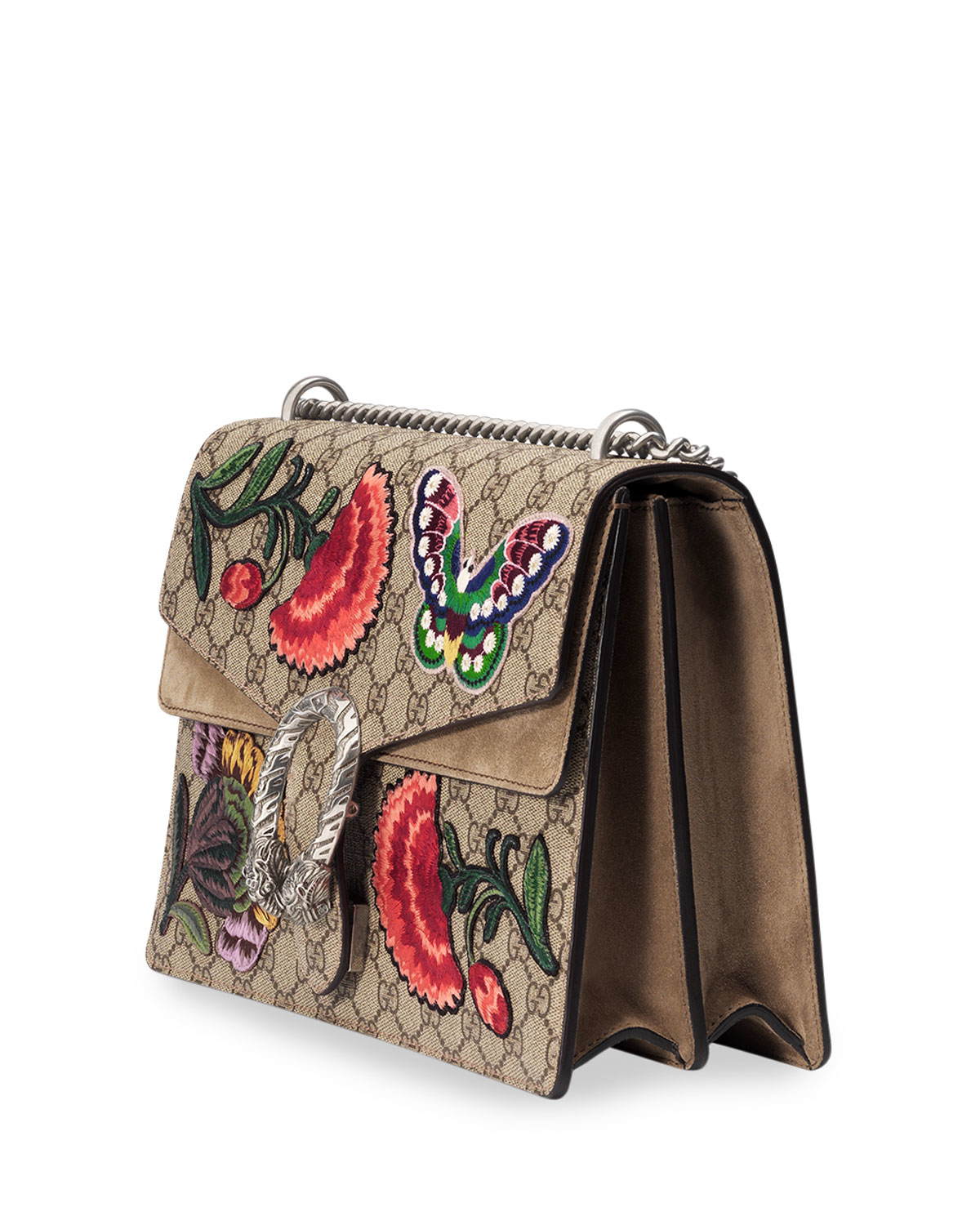 Gucci Dionysus Butterfly Gg Supreme Canvas Shoulder Bag - Lyst