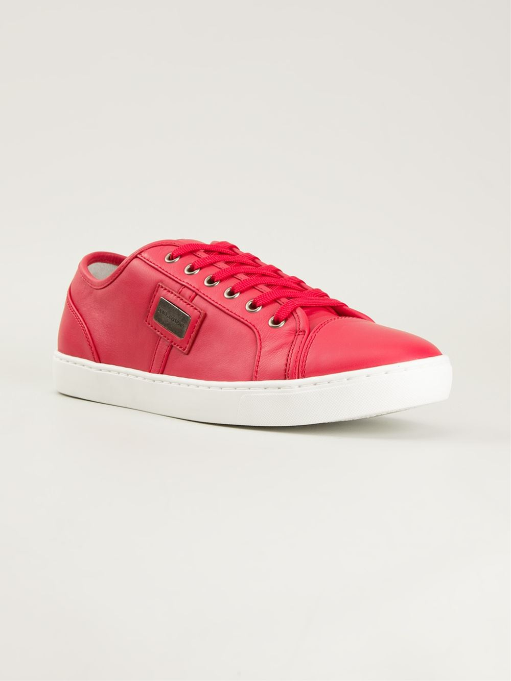 dolce and gabbana red shoes