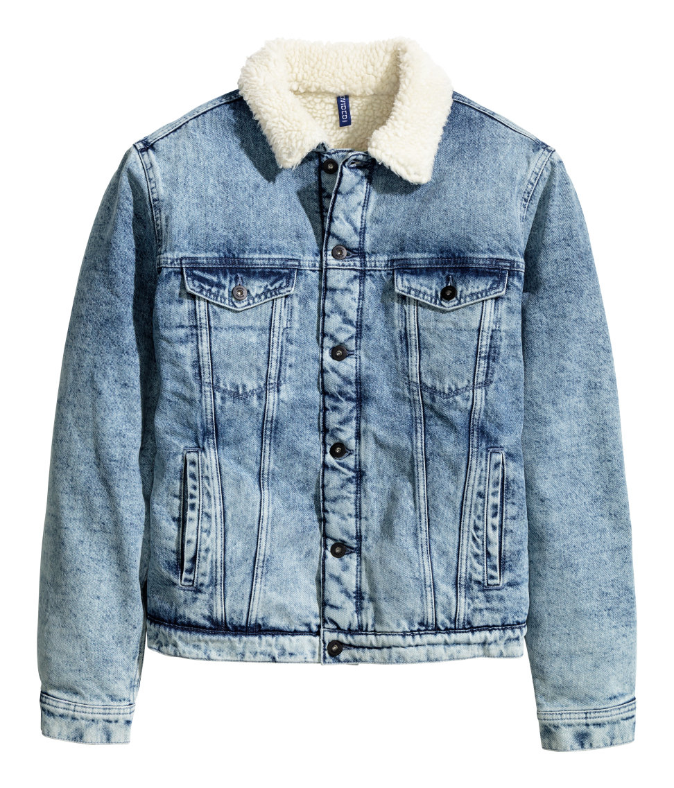 denim pile jacket