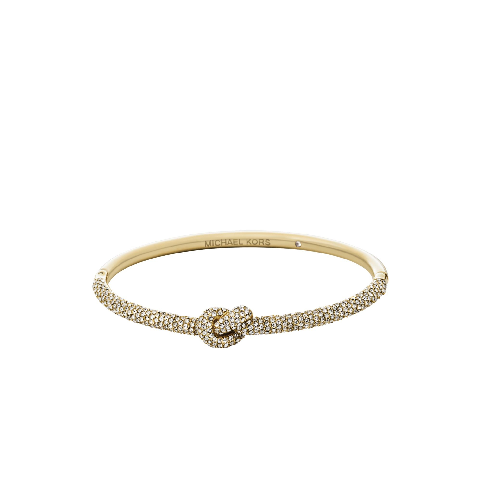 Michael Kors Pavé Gold-tone Knot Bracelet in Metallic - Lyst