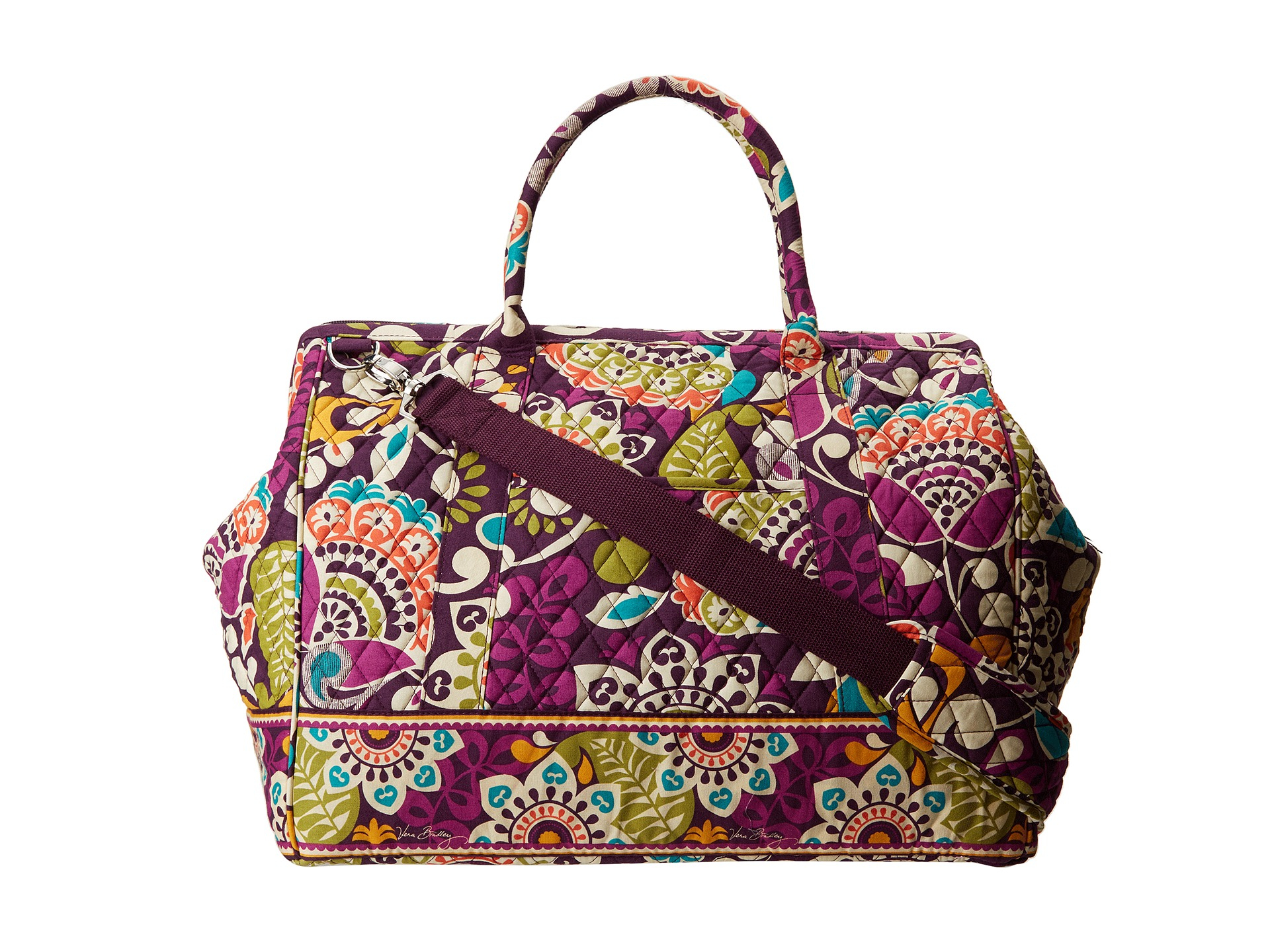 vera bradley frame travel bag
