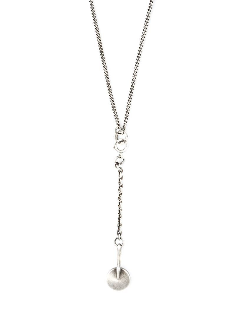Necklace with Metal Discs Pendant