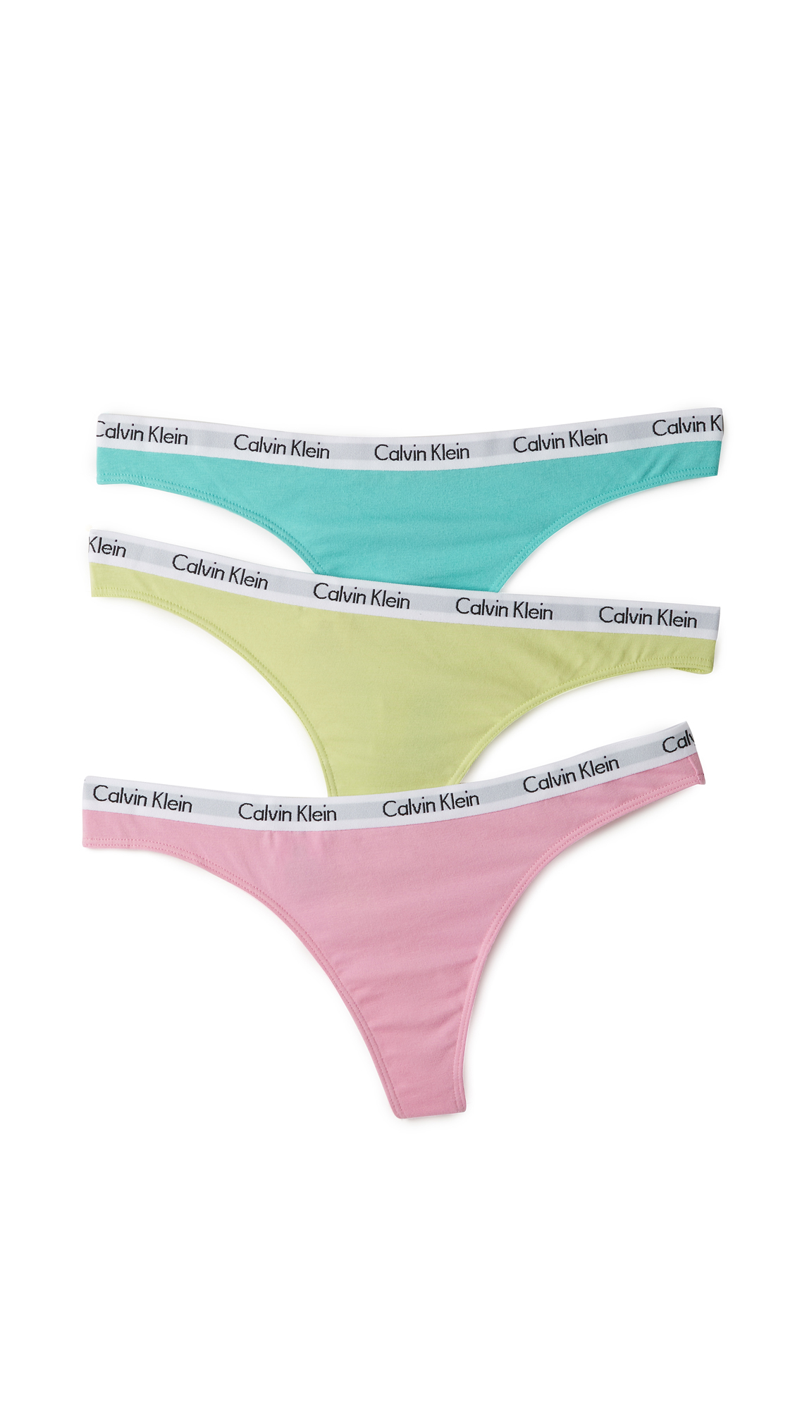calvin klein carousel thong 3 pack