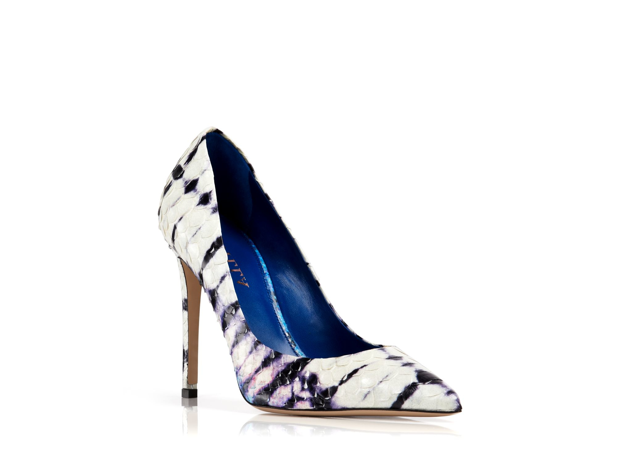 Le Silla Pointed Toe Pumps Snake High Heel Lyst