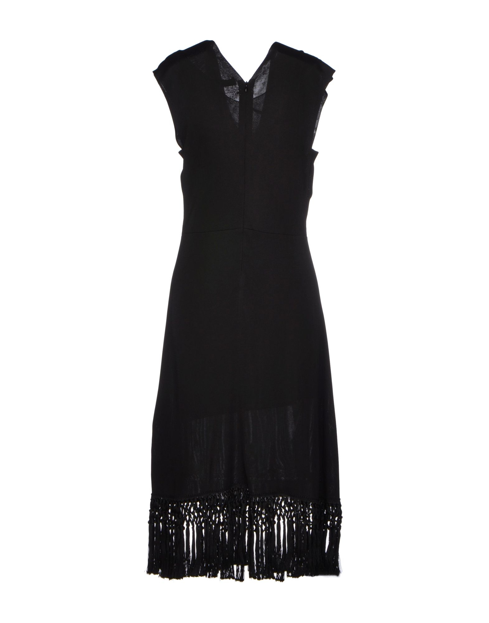 Valentino Knee-Length Dress in Black | Lyst