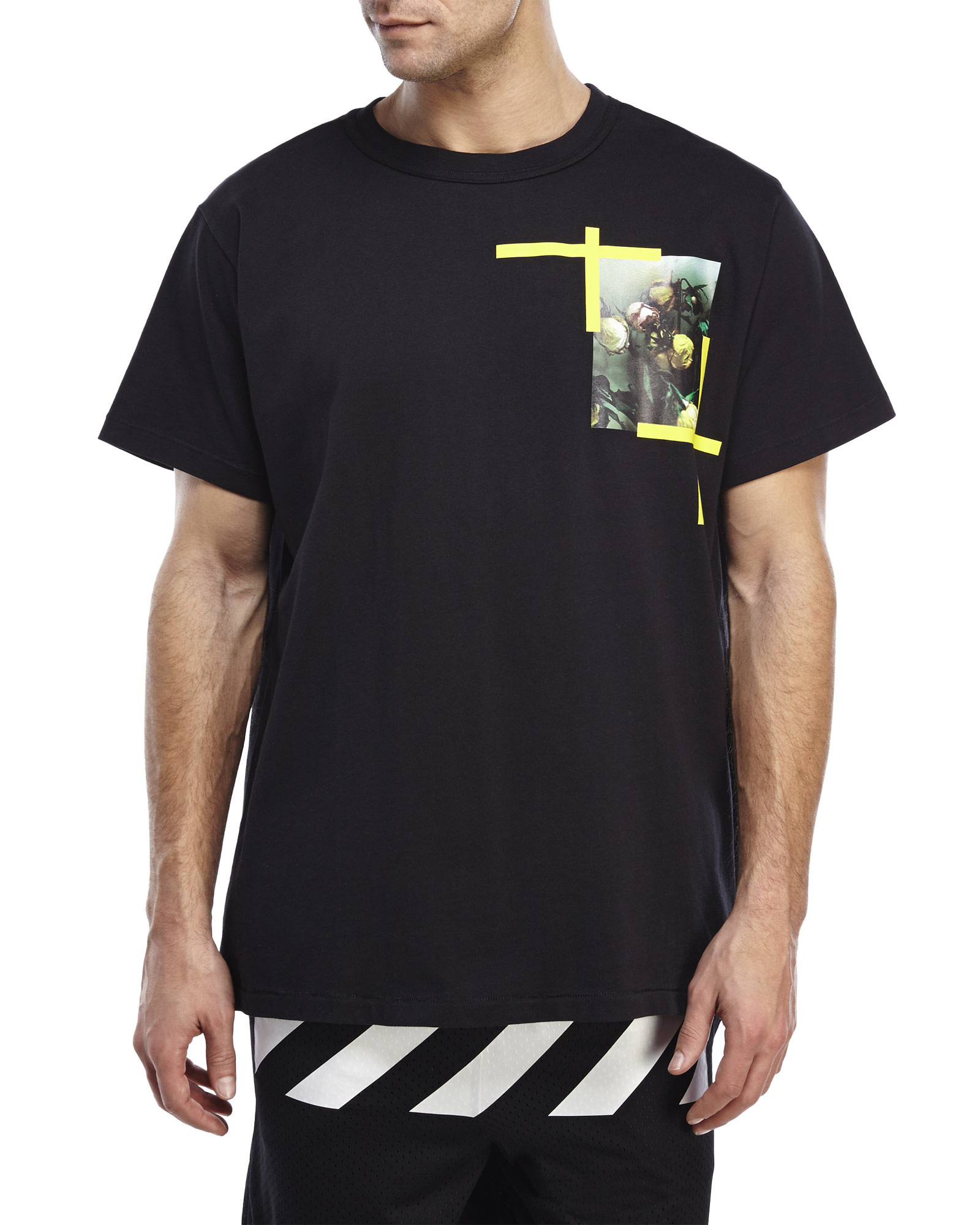 off white graphic tee