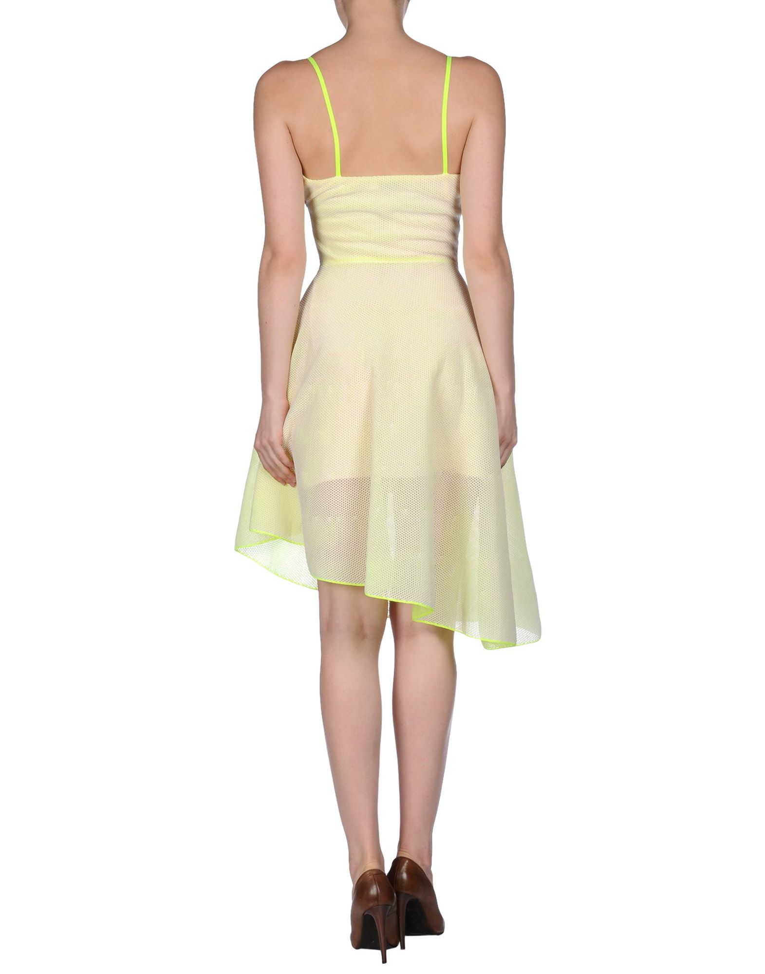 Dior Synthetic Kneelength Dress in Yellow Lyst