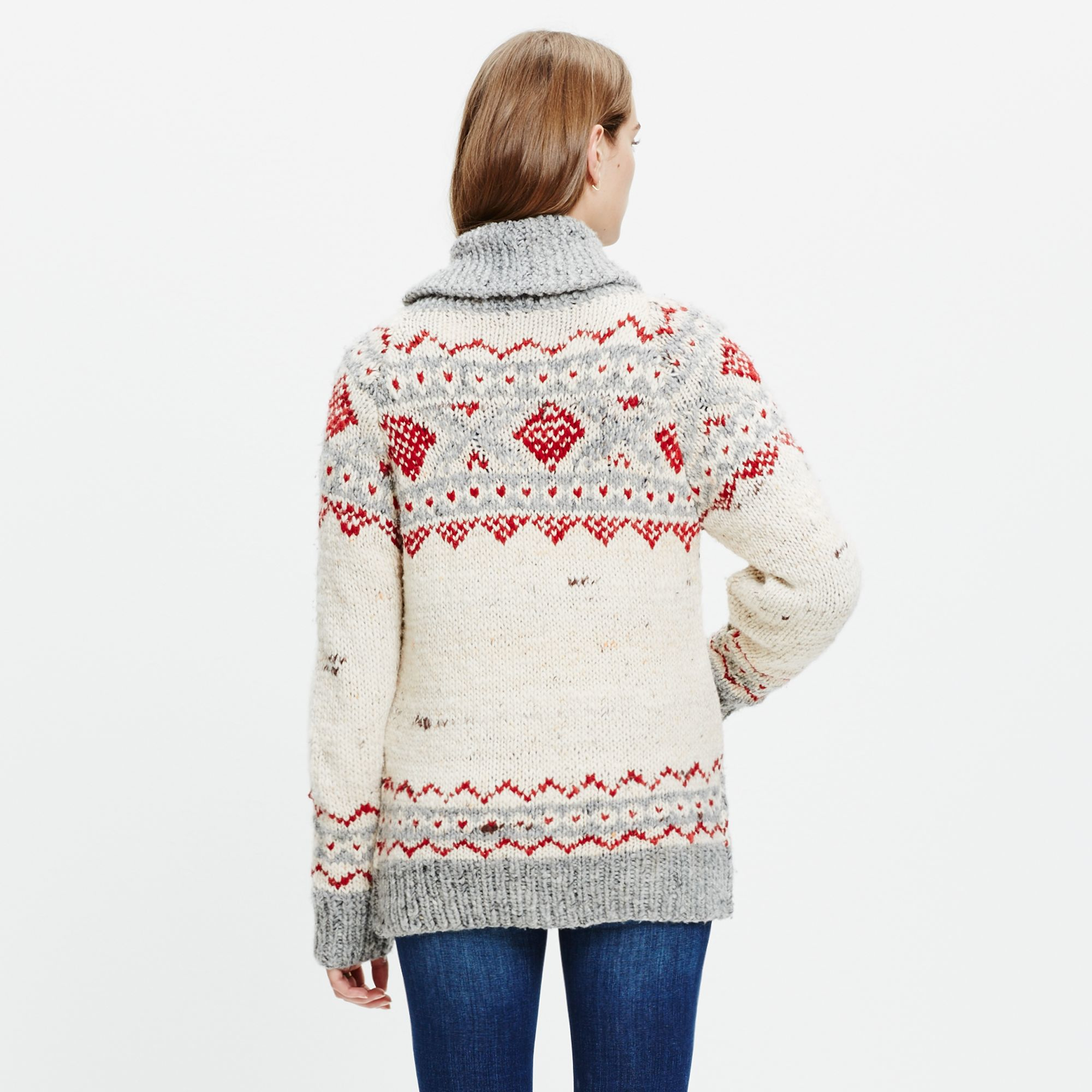 madewell fair isle sweater