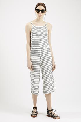 topshop striped jumpsuit